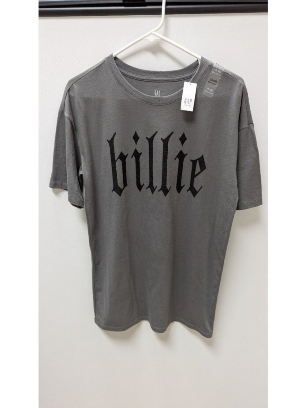 GAP Teen Grey "billie" Graphic Tee